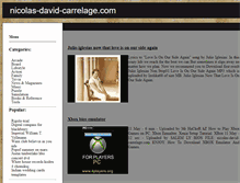 Tablet Screenshot of nicolas-david-carrelage.com